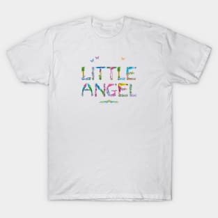 LITTLE ANGEL - tropical word art T-Shirt